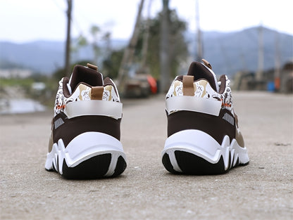 Men's High-Top Basketball Sneakers, Preppy Street Style, Solid Color with Cartoon  Stripes, All-Season Lace-Up Sports Shoes, Faux Upper, Fabric Inner, Rubber Sole, for Running, Hiking  Casual Wear, Outdoor Activities Shoes