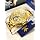OUPINKE Gold Automatic Men's Dress Watch with Sapphire Crystal