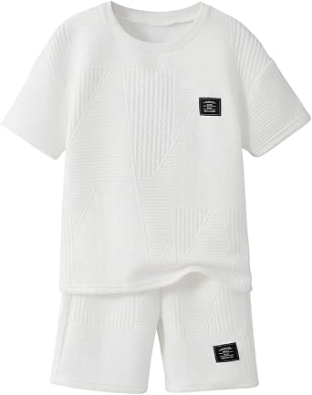 Boys Summer Short Sleeve Top & Shorts Set Ages 6-12