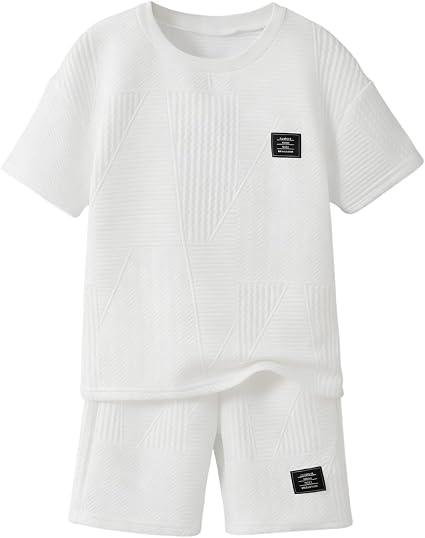 Boys Summer Short Sleeve Top & Shorts Set Ages 6-12