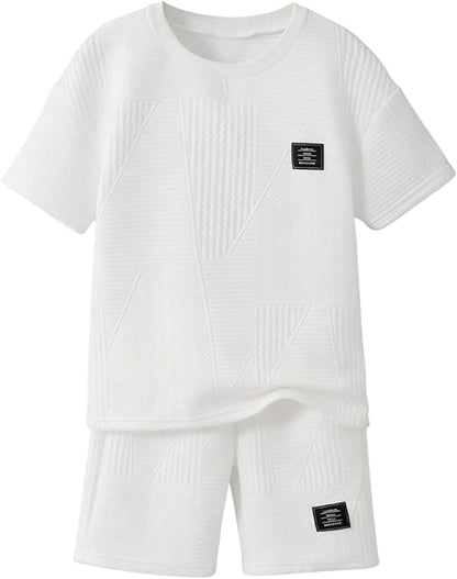 Boys Summer Short Sleeve Top & Shorts Set Ages 6-12