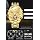 OUPINKE Gold Automatic Men's Dress Watch with Sapphire Crystal