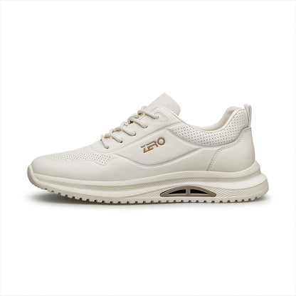 Men's Lightweight Breathable Leather Casual Athletic Shoes