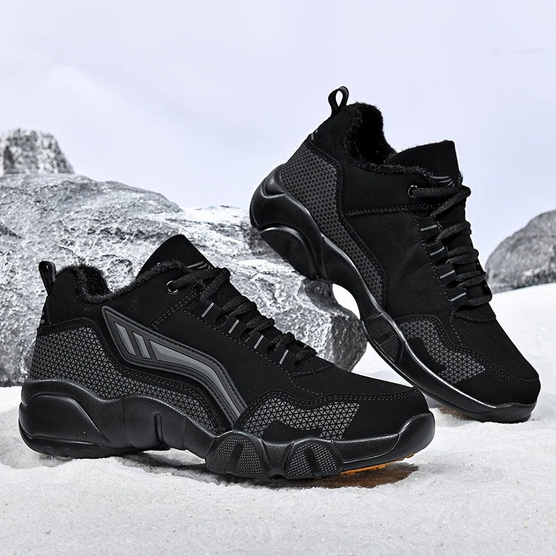 Men's & Women's Heavy-Duty All-Season Ankle-High Winter Boots Sneakers - Thick Warm Traction Rubber Sole, Casual Outdoor Shoes for Snow, & Daily Wear, Shoes For Men, Trainers, Trainers For Men, Sneakers Shoes For Men, Winter