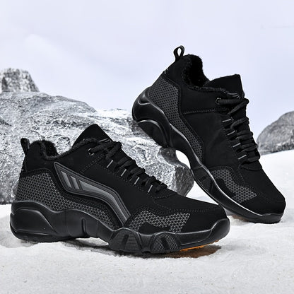 Men's & Women's Heavy-Duty All-Season Ankle-High Winter Boots Sneakers - Thick Warm Traction Rubber Sole, Casual Outdoor Shoes for Snow, & Daily Wear, Shoes For Men, Trainers, Trainers For Men, Sneakers Shoes For Men, Winter