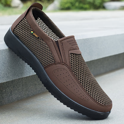 Men's Breathable Slip-On Casual Large Size Sneakers - ayq