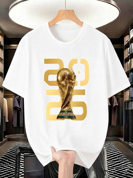 Men's FIFA World Cup 2026 Mesh T-Shirt Casual Sporty Style