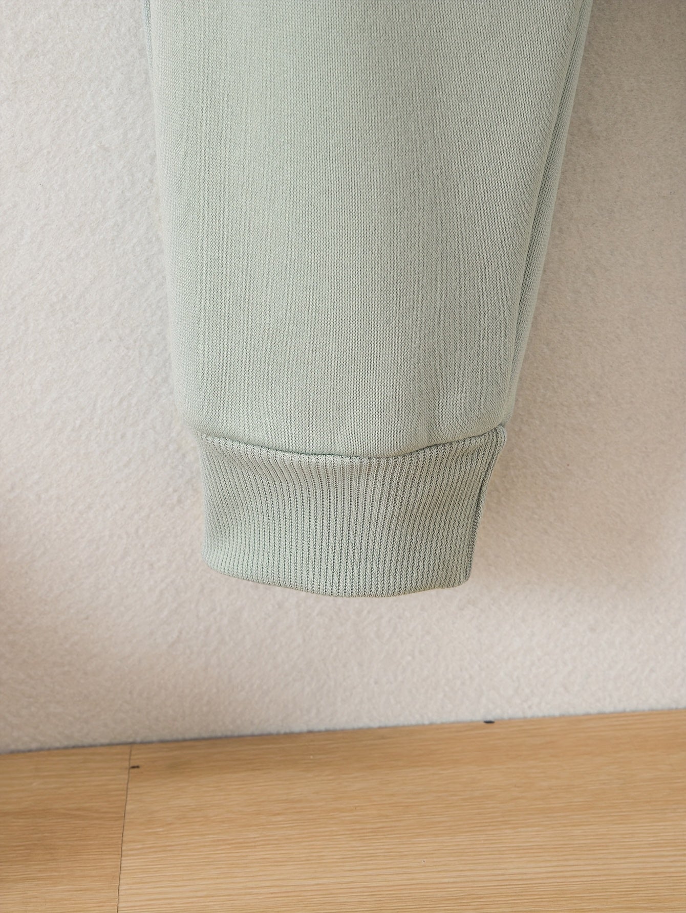 Boys' Cozy Fleece-Lined Hoodie & Sweatpants Set - Olive Green Casual Winter Outfit with Pockets, Thick Warmth for Fall & Winter, Regular Fit, Casual Attire, for Outdoor