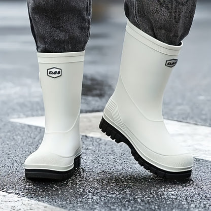 Men's Outdoor Rubber Anti-Slip Long Rain Boots