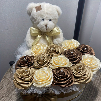 16Cm/6.29In Adorable Kawaii Teddy Bear Plush Toy - Gentle Stuffed Animal, Ideal for Christmas, Thanksgiving, Valentine'S Day, Birthdays, And Easter Presents