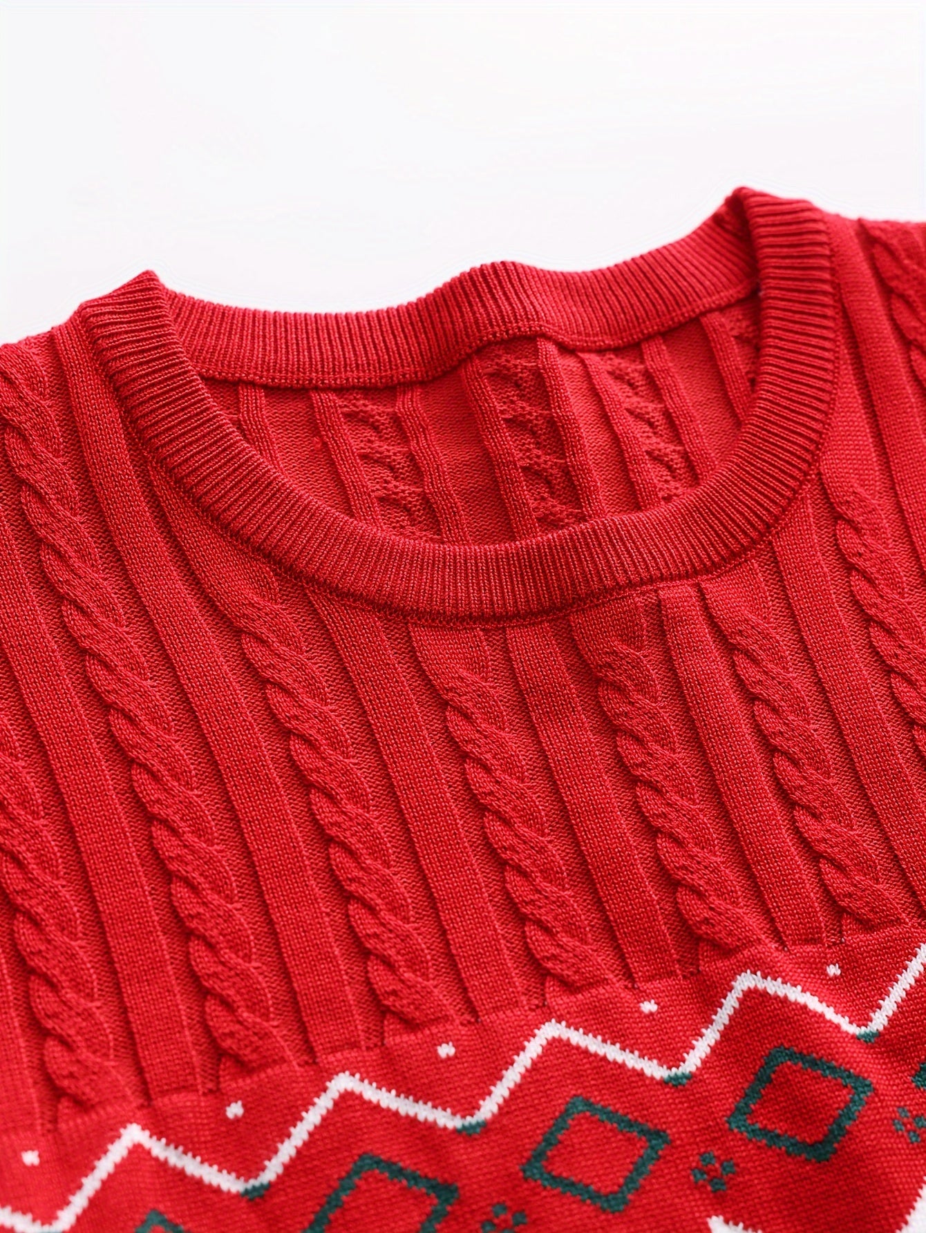 Men'S Jacquard Casual Knitted Warm Top