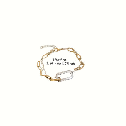 Women's Vintage Boho Zinc Alloy Geometric Square Bracelet