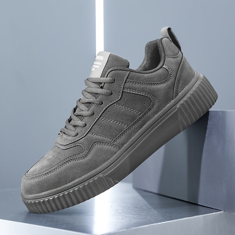 Men's Wide Size Heavy-Duty Sneakers - Upper & MD Sole, Low-Top Lace-Up Round Toe - -Terrain Casual/Outdoor/ Shoes - - for, Daily Wear (Wide Width Available) - Breathable Fabric - ayq