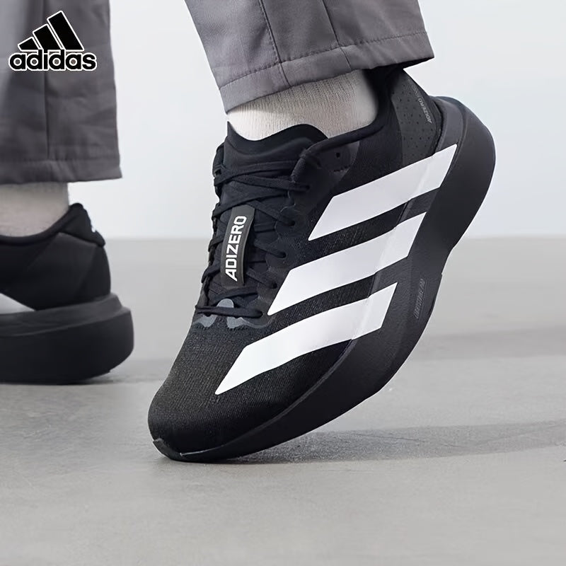 Adidas Men's Black Low-Top Breathable Running Sneakers