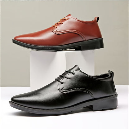 Men's Lace-Up Oxford Dress Shoes, Comfortable Non-Slip Formal Shoes