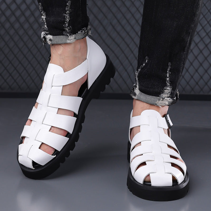 Men's Lightweight Breathable Summer Sandals with Thick Sole
