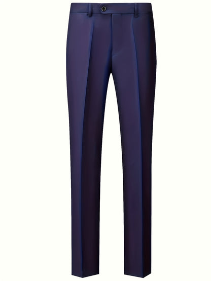 Men's 3-Piece Suit Set for Office & Formal Events
