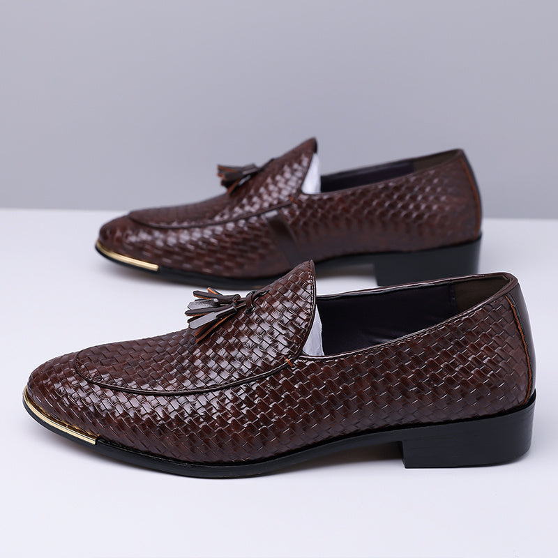 Men's Classic Tassel Loafers - Casual & Business Slip-On Shoes