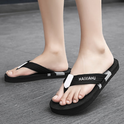 Men's Casual Color-Block Flip-Flops Lightweight and Comfortable