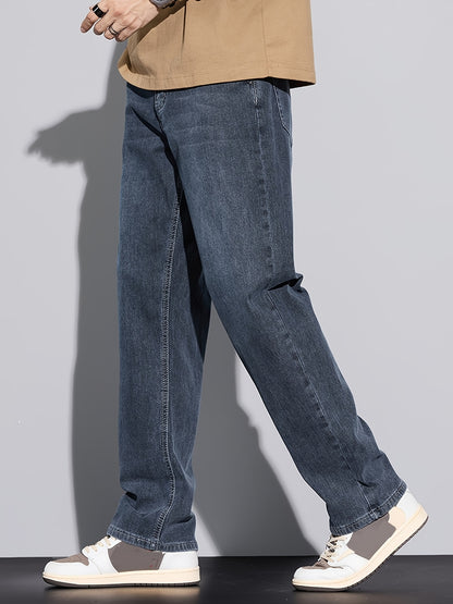 American Vintage Casual Loose Fit Jeans for Teen Boys