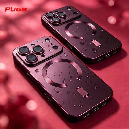 Matte Magnetic Wireless Charging Phone Case for iPhone 13-18 Pro Max - ayq