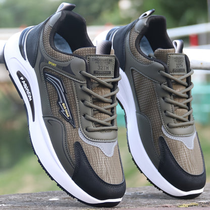 Men's Lightweight Casual Shoes with Soft Rubber Sole