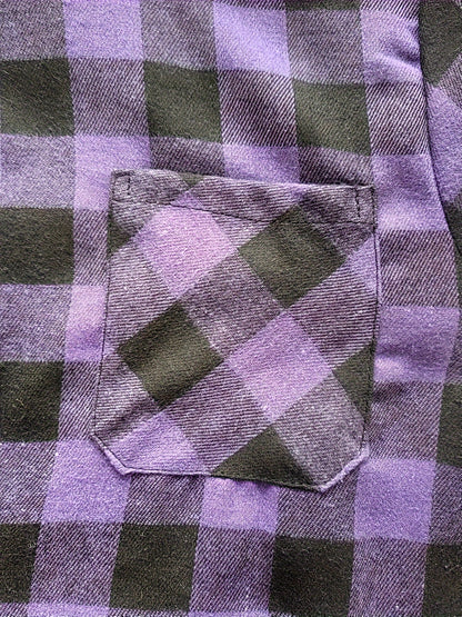 Plaid Shirt Coat For Men Long Sleeve Casual Regular Fit Button Up Hooded Shirts Jacket