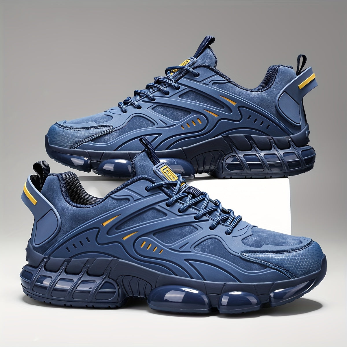 Men's Casual Sneakers, Versatile, Lightweight, Soft-Sole, Shock-Absorbing, and Resilient - ayq