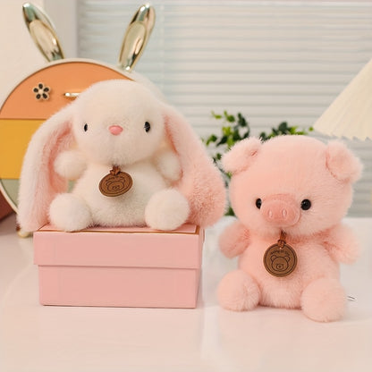 Cute Animal Plush Toys Kawaii Cartoon Figure Soft Filling Doll Adorable Desk Companion Plush Toys Home Decor Holiday Halloween Christmas and Birthday Popular Gifts for Friends and Family