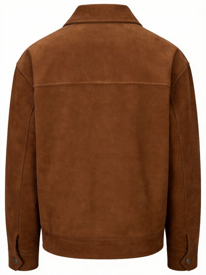 Men's Lapel Softshell Jacket Casual Spring/Fall Outerwear