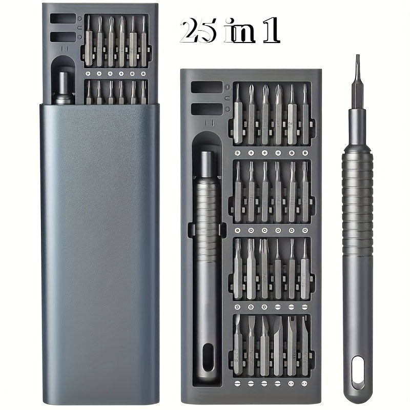 25 in 1 Precision Screwdriver Set, Multifunctional Repair Tool, Household Repair Tool, Suitable for Mobile Phone And Tablet Disassembly, Furniture Repair, Car Repair, Christmas Halloween Birthday Gift