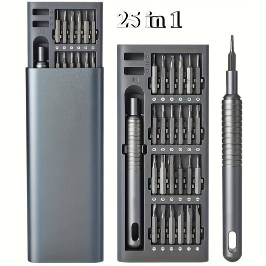 25 in 1 Precision Screwdriver Set, Multifunctional Repair Tool, Household Repair Tool, Suitable for Mobile Phone And Tablet Disassembly, Furniture Repair, Car Repair, Christmas Halloween Birthday Gift