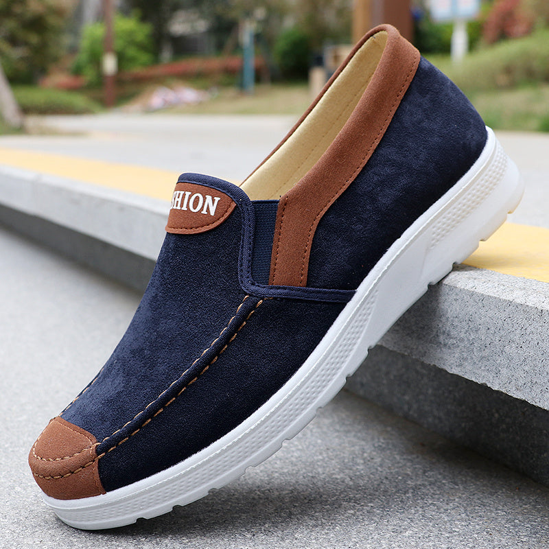 Men'S Low-Top Trail Running and Skateboarding Shoes | Faux Upper, Fabric Insole and Inner, Lace Closure, All-Season Casual Style - ayq