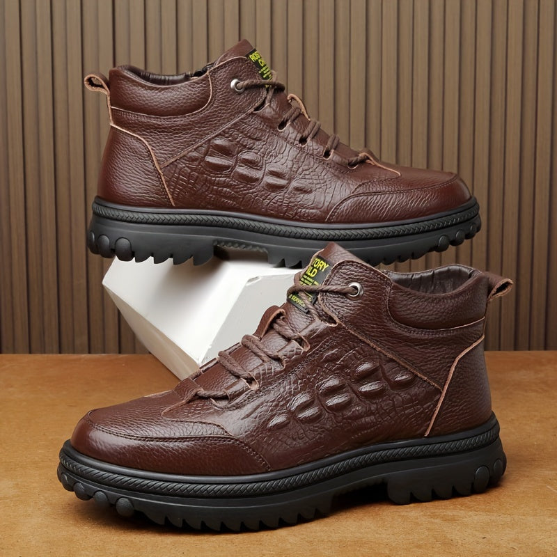 Genuine Leather High-End Plush Comfortable Warm Snow Boots