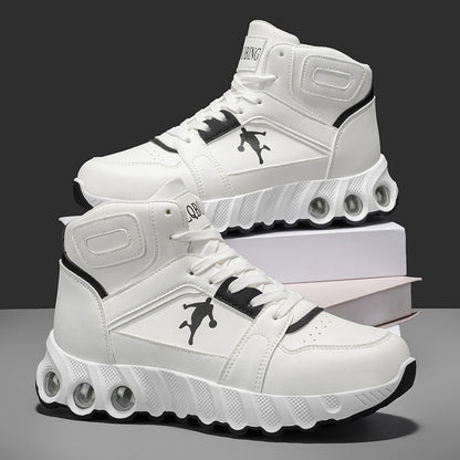 Men's All-Season Mid-Top Outdoor Running Shoes with EVA Cushioning