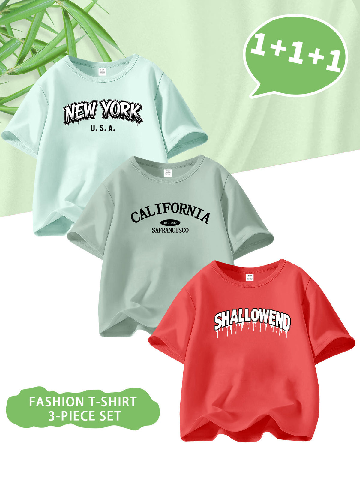 Baby Boys' Casual Long Sleeve T-Shirts with Letter Prints, Spring/Summ - ayq