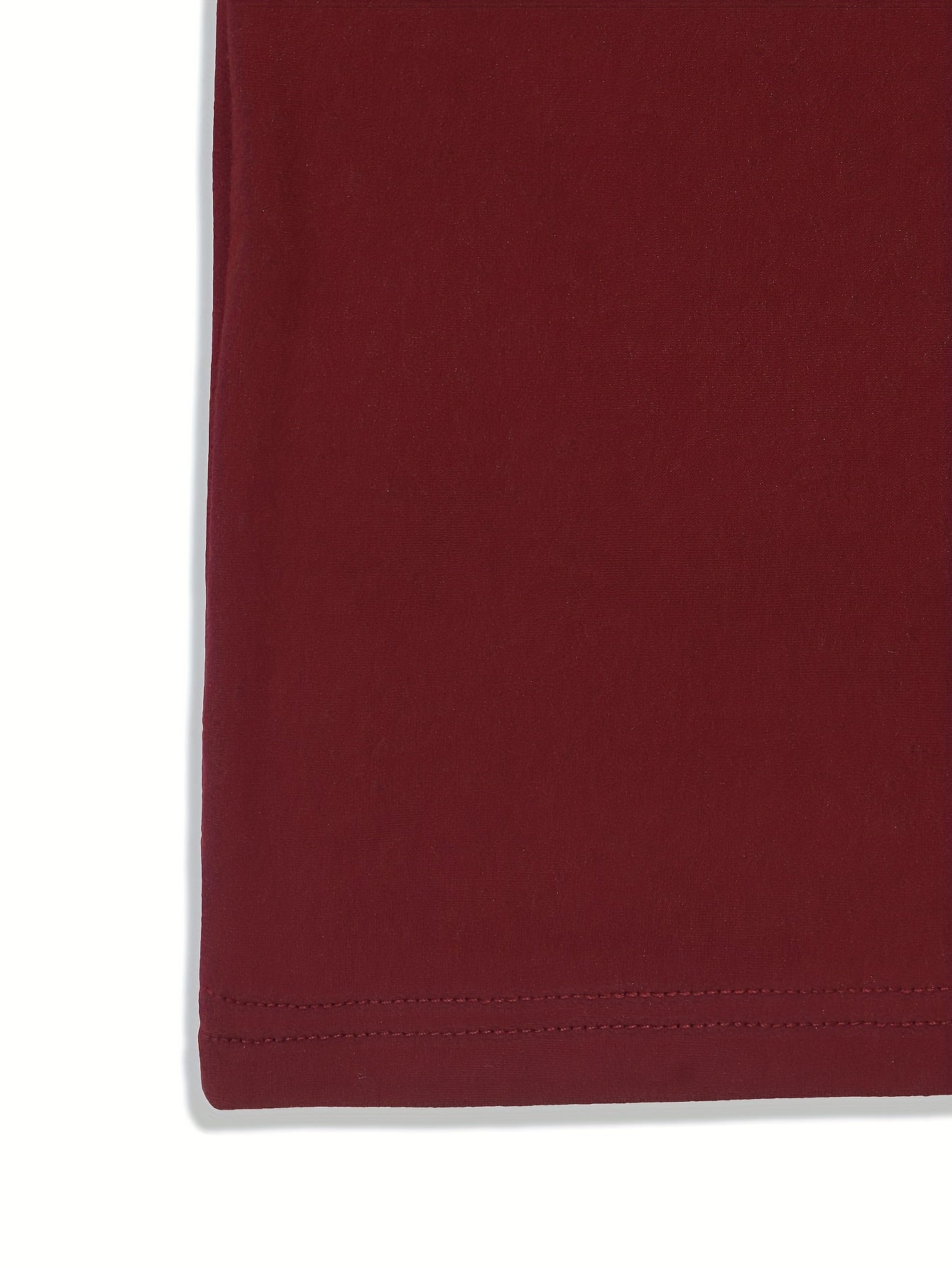 Men's Summer New Basic Solid Color Fashion Simple High-End Casual Sport Comfortable High-Neck Short-Sleeve Top - ayq