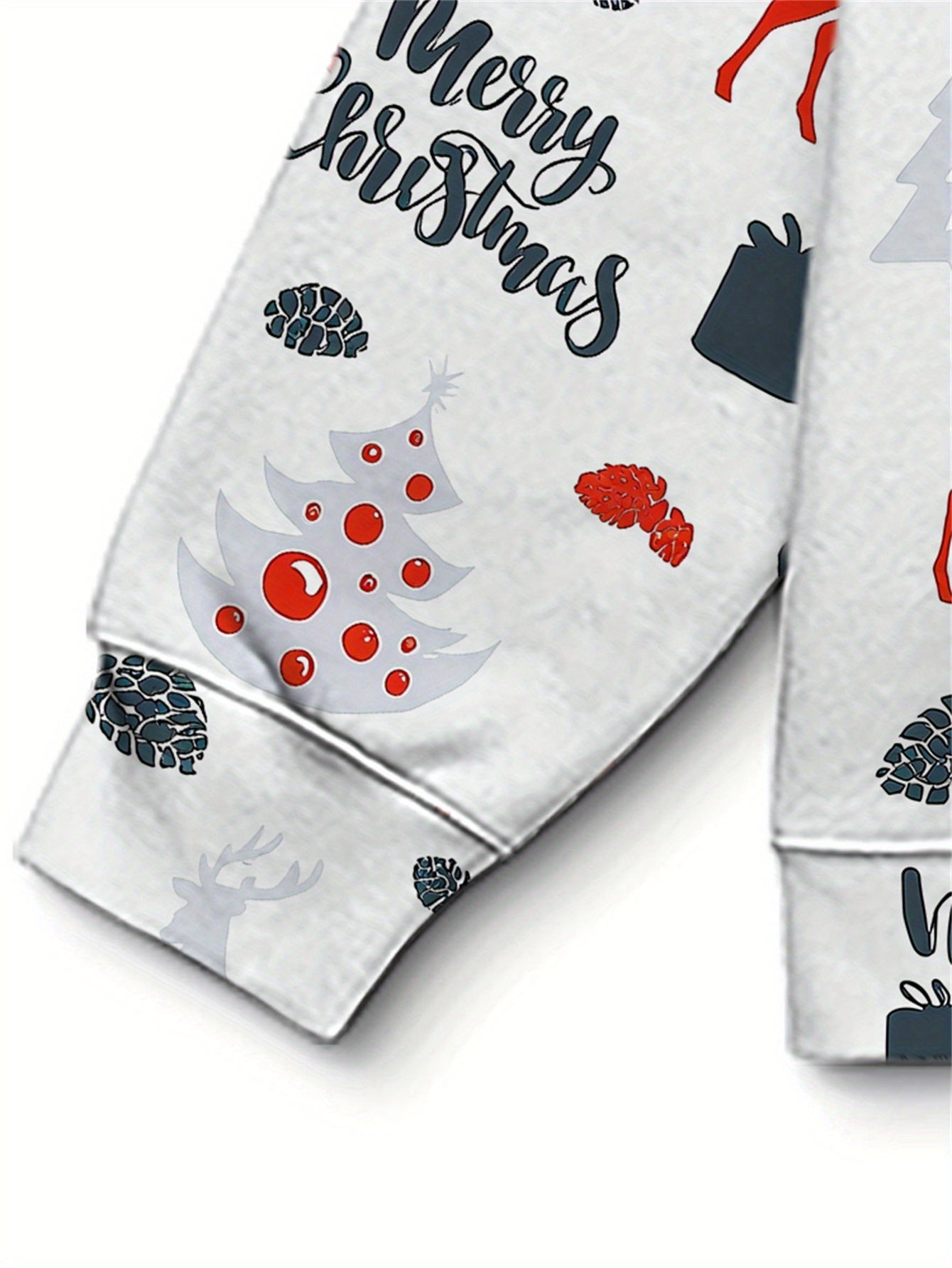 Men'S Christmas Hoodie - Red & Black Holiday Sweatshirt with Merry Christmas Text, Hooded Pullover for Christmas Party Outfit, Casual Winter Clothing - Festive Casual Attire, Christmas Clothes, Seasonal Fashion, Geometric Pri