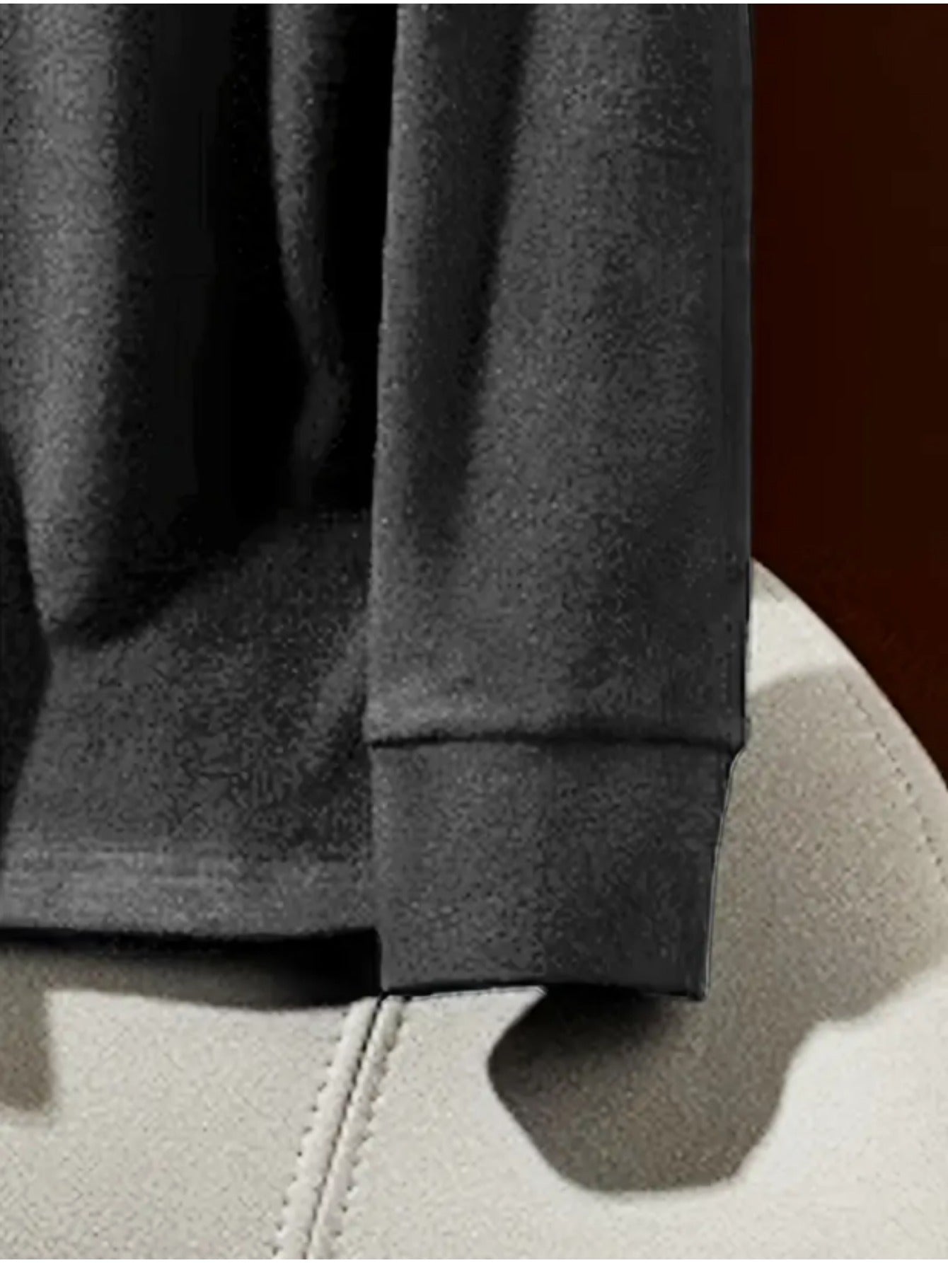 Men'S Long Sleeve T-Shirt - Elegant Half-High Neck, Minimalist Formal & Everyday Shirt for Office, Events, Outings - Easy-Care Everyday Essential Top, Versatile Clothing, Modern Look, Durable Construction, Stylish Blouse, Pro