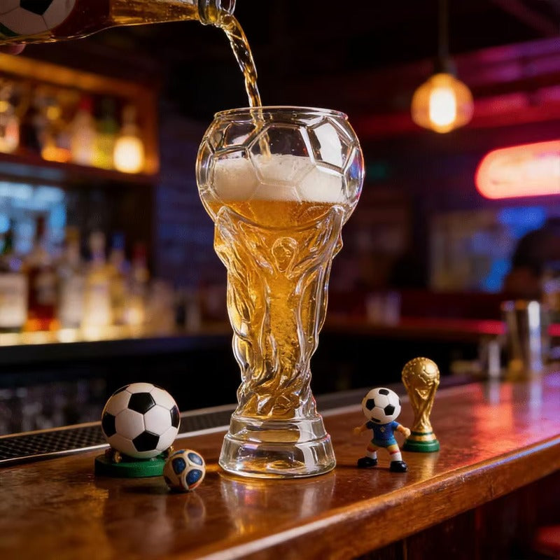 Trophy Style Shatterproof Beer Glass - Large Capacity Mug