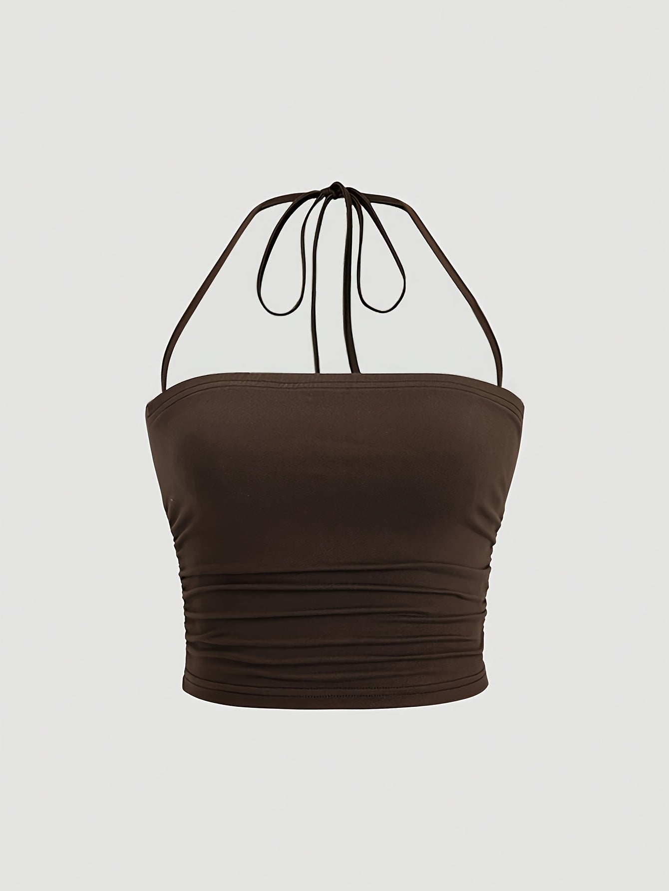 Elegant Pleated Crop Top & Twist Knot Skirt Set for Women