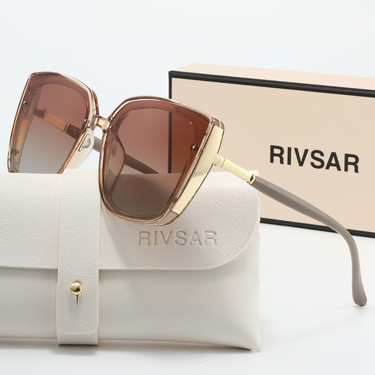 Women's Polarized Cat-Eye Sunglasses Lightweight Durable TAC Lens