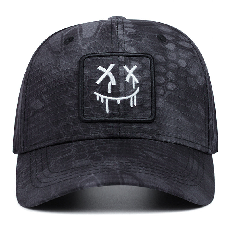 2025 New Men'S Outdoor Sports Baseball Cap - Adjustable Snapback, Polyester, Casual Style with Stylish Graphic Design, Baseball
