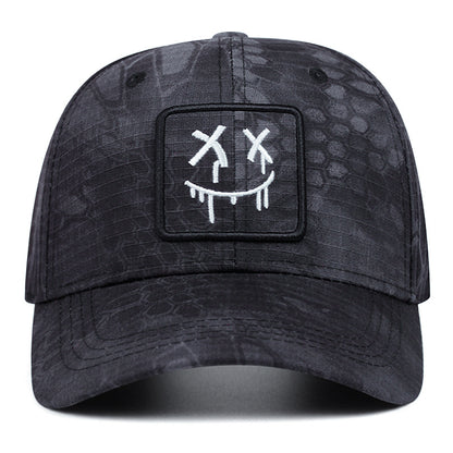 2025 New Men'S Outdoor Sports Baseball Cap - Adjustable Snapback, Polyester, Casual Style with Stylish Graphic Design, Baseball