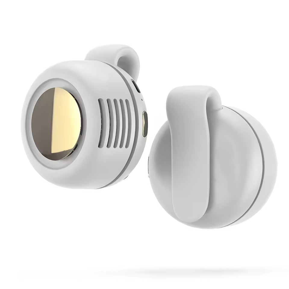 Portable Mini Bladeless Neck Fan with 3-Speed USB Charging