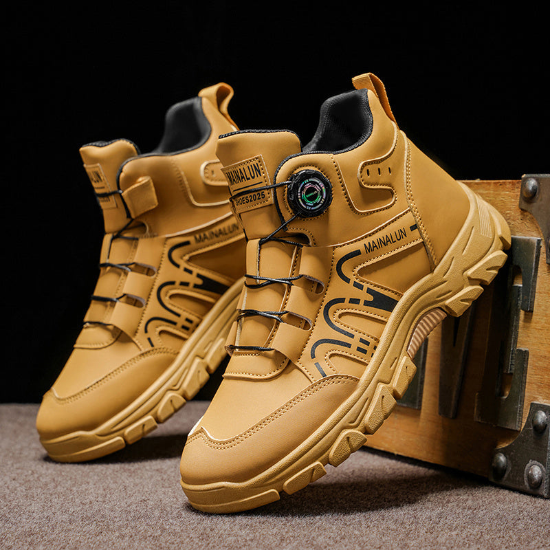 Men's Casual Chukka Boots for Hiking and Outdoor Use