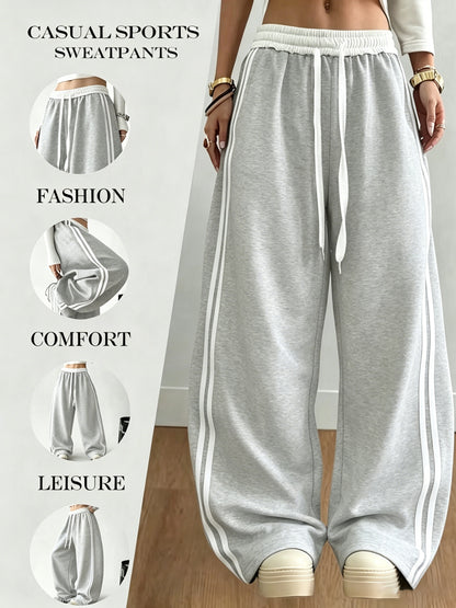 Women's Wide-Leg Sports Pants for Yoga and Fitness
