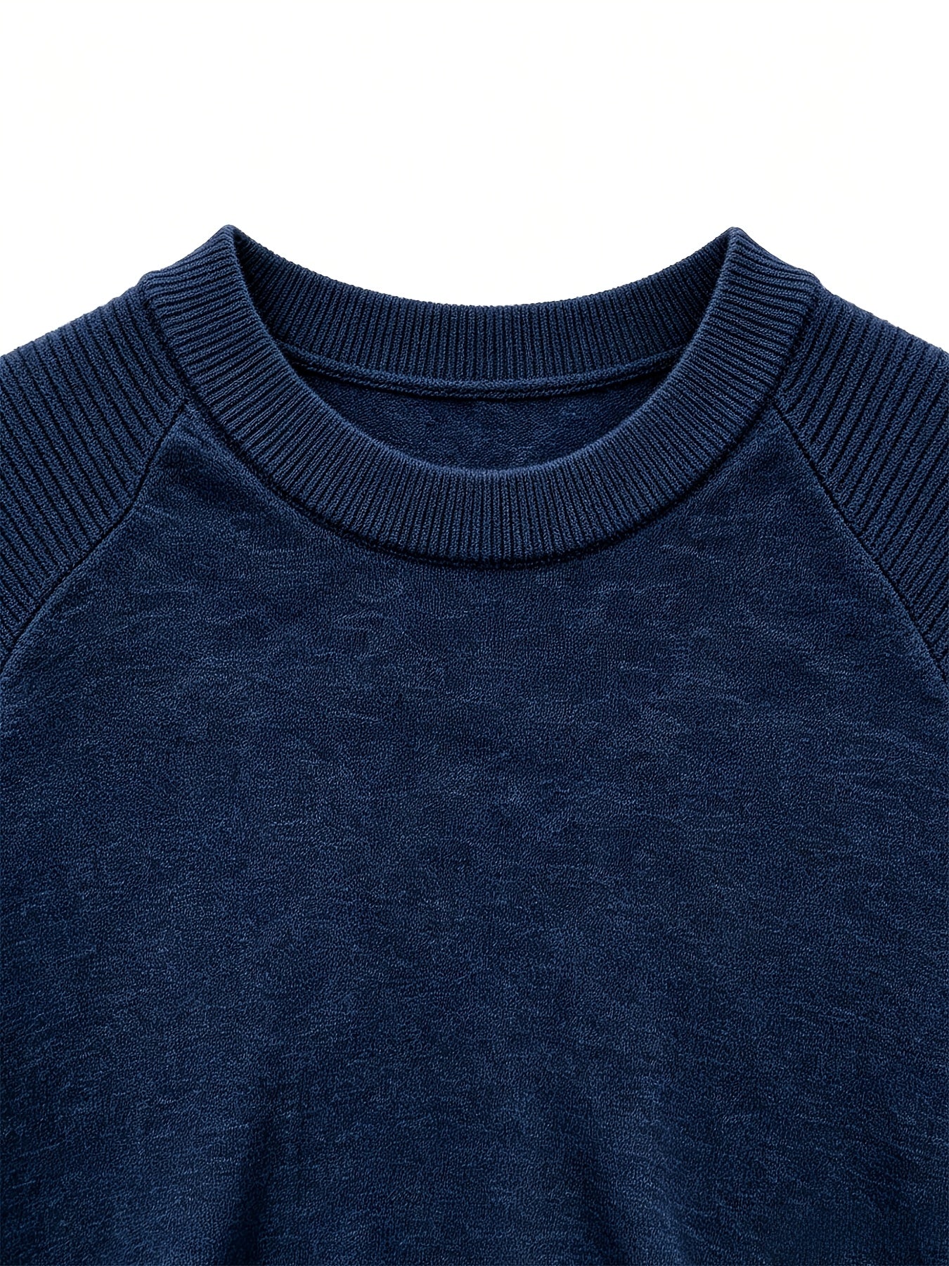 Men's Casual Lightweight Knit Short Sleeve Crew Neck Sweater