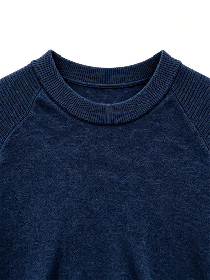 Men's Casual Lightweight Knit Short Sleeve Crew Neck Sweater