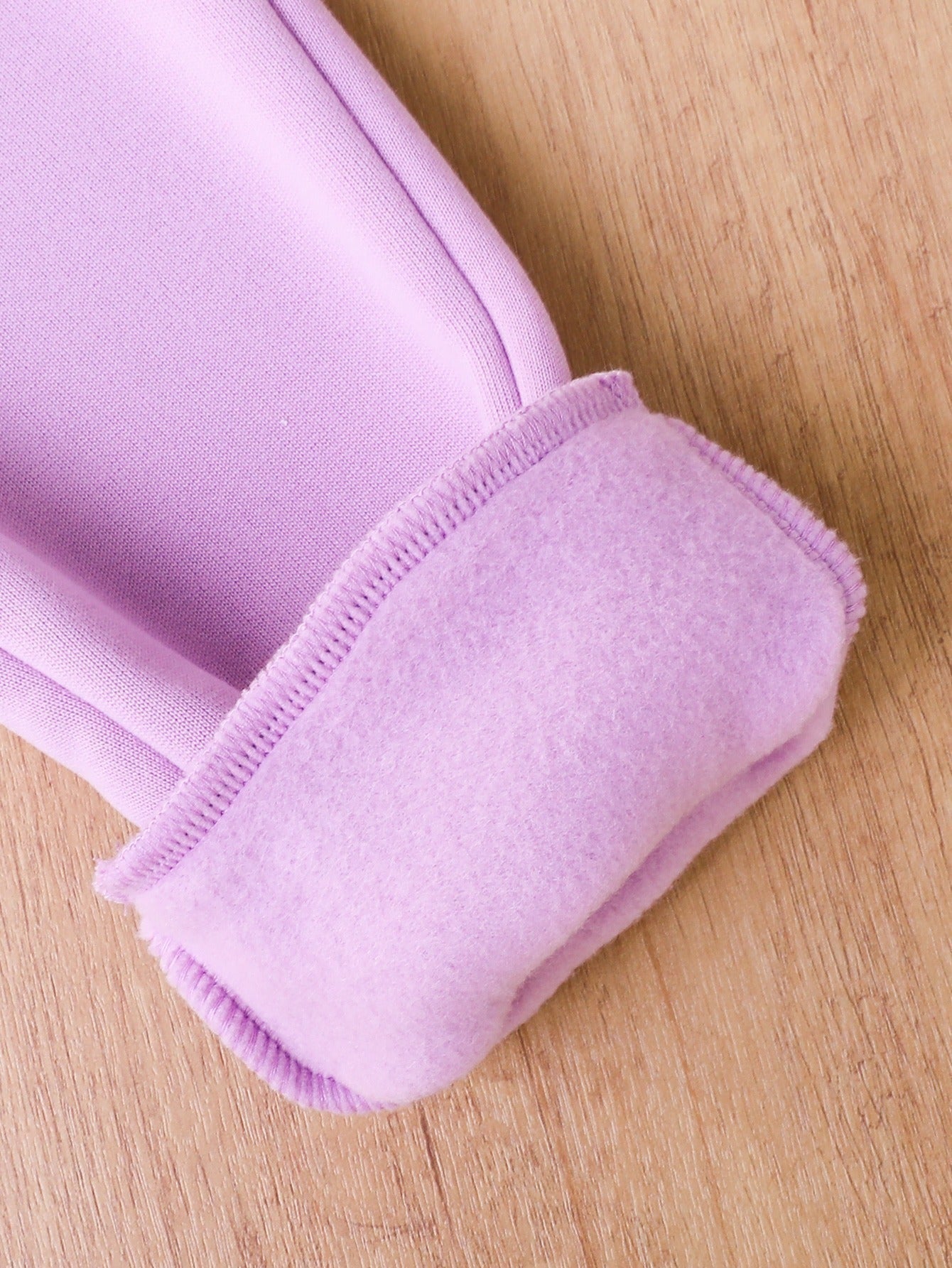 Series Stitch Girls' Two-Piece Autumn Winter New Hoodie Set - Available in Multiple Colors, Cartoon Print Embellishments, 3-10 Years Old, Outdoor Activity Fleece, for Outdoor, Thick